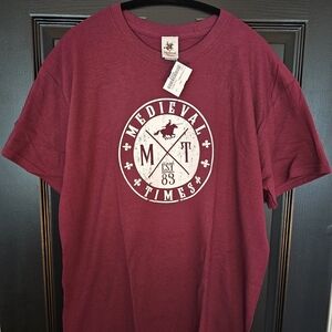 NWT Large Medieval Times T-Shirt Orlando Florida Dinner & Tournament